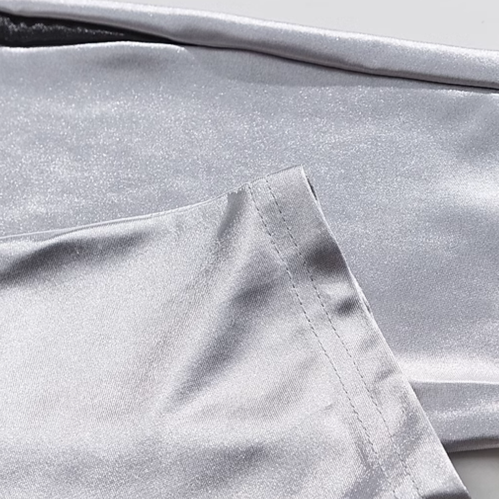 Satin Reflective Raglan Jersey Sweatshirt