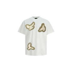 Street Philanthropist Heavy Design Short Sleeve Crew Neck Trendy Versatile Top Details