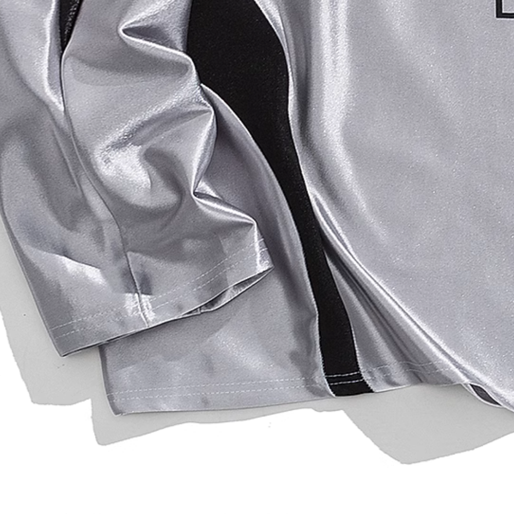 Satin Reflective Raglan Jersey Sweatshirt