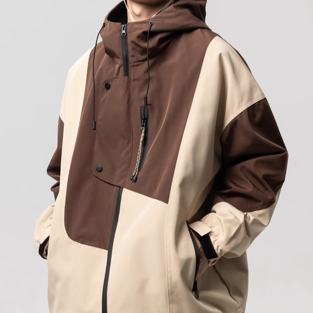 Urban Contrast Color Outdoor Jacket
