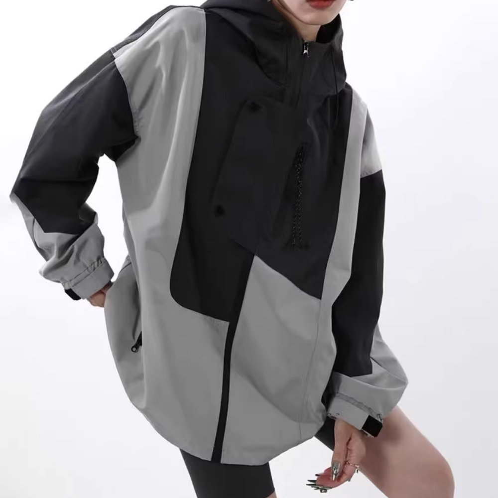 Urban Contrast Color Outdoor Jacket