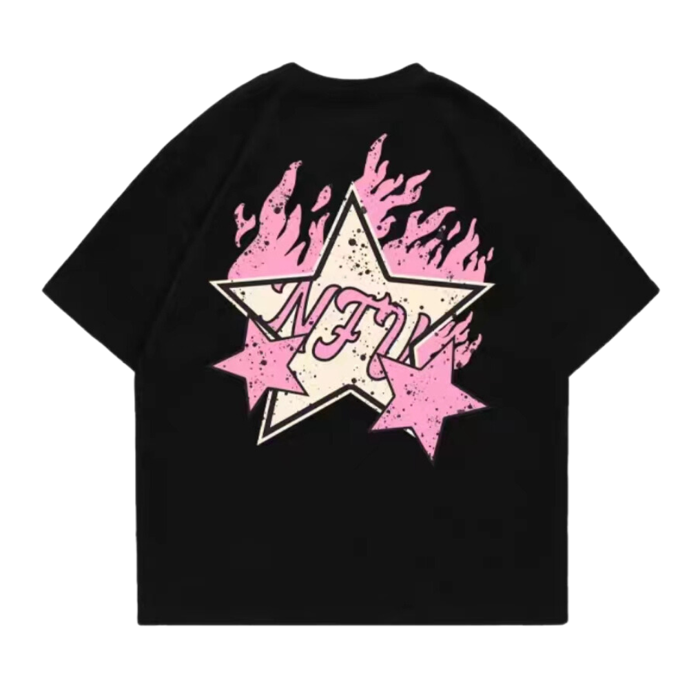 High Street Pink Star Flame T-shirt