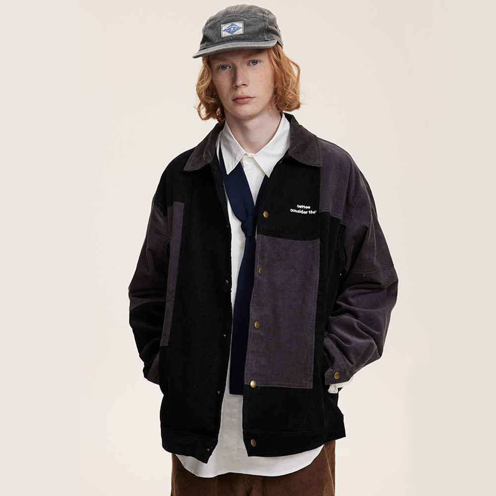 Japanese Patchwork Corduroy Jacket