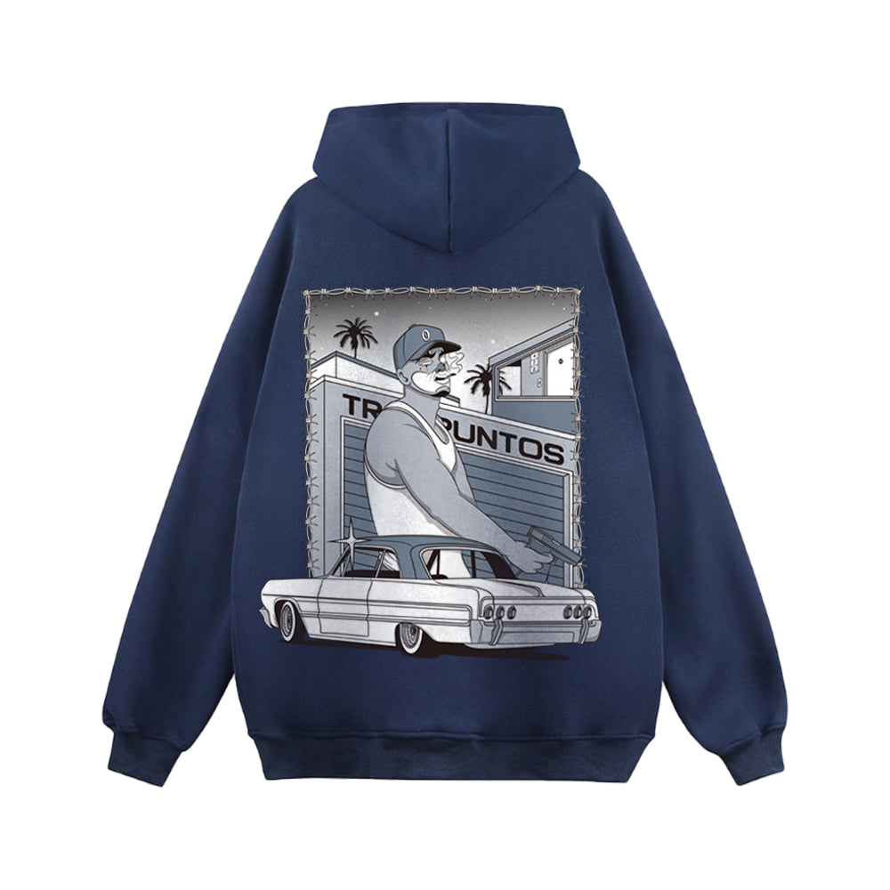 GEG | 'Gentle Gangster' Logo Print Hoodie
