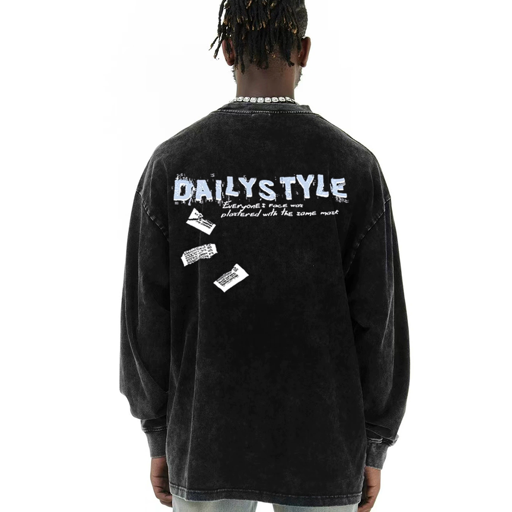 Boy Blowing Smoke Long-Sleeve Shirt
