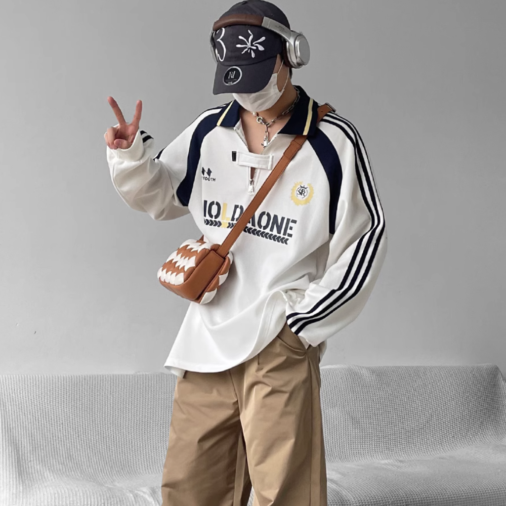 American Zippered Raglan Sweatshirt