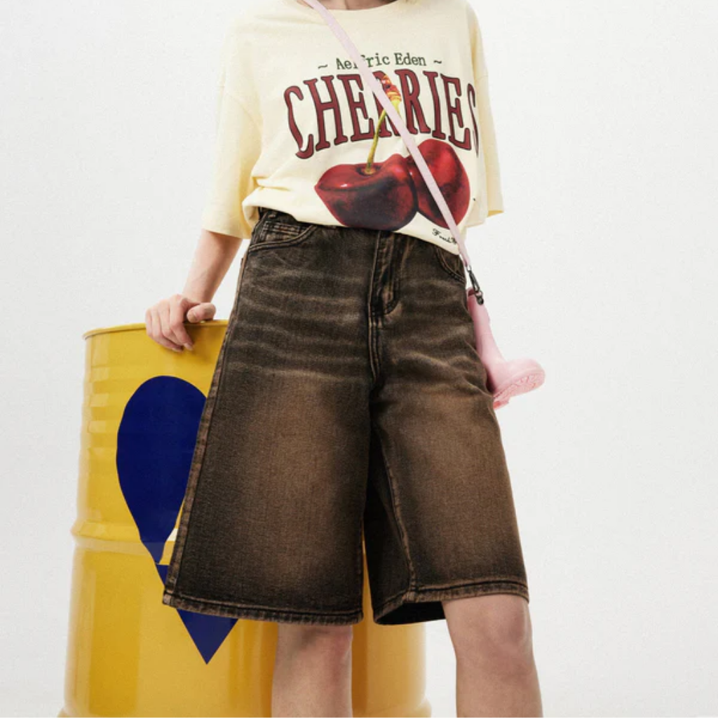 Urban Distressed Straight Shorts