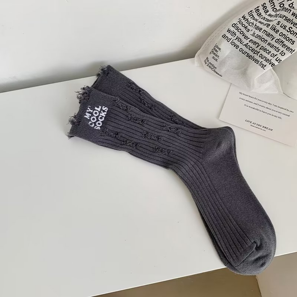 Casual Ripped Socks