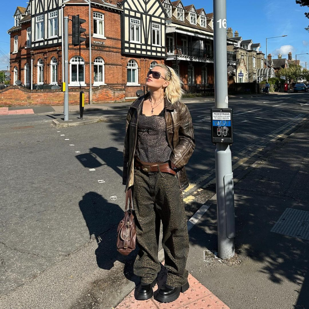 Women's Leopard Jeans