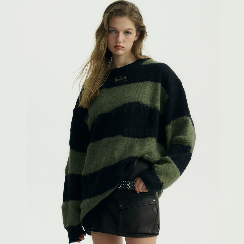 High Street Contrasting Stripes Sweater