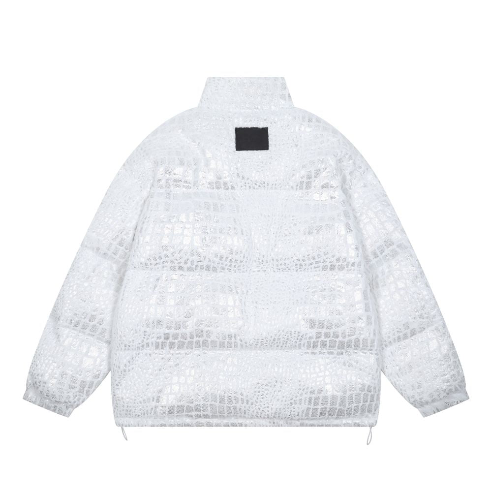 【NOW TREND】Reflective Shiny Leather Coat