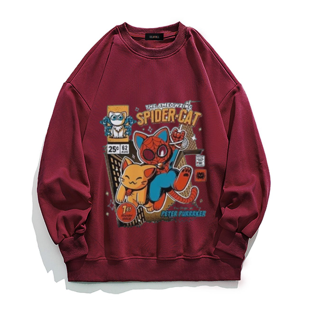 Retro Spider-Cat Sweatshirt