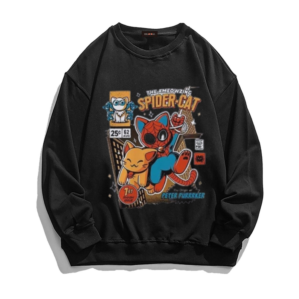 Retro Spider-Cat Sweatshirt