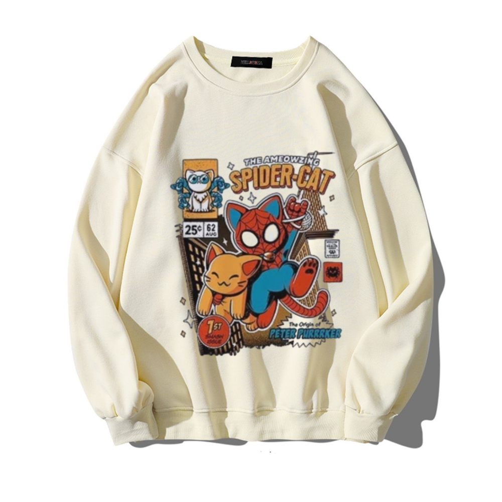 Retro Spider-Cat Sweatshirt