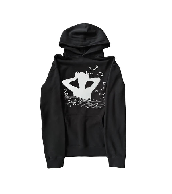 Unseen Echoes Drown It Out in Melody Hoodie