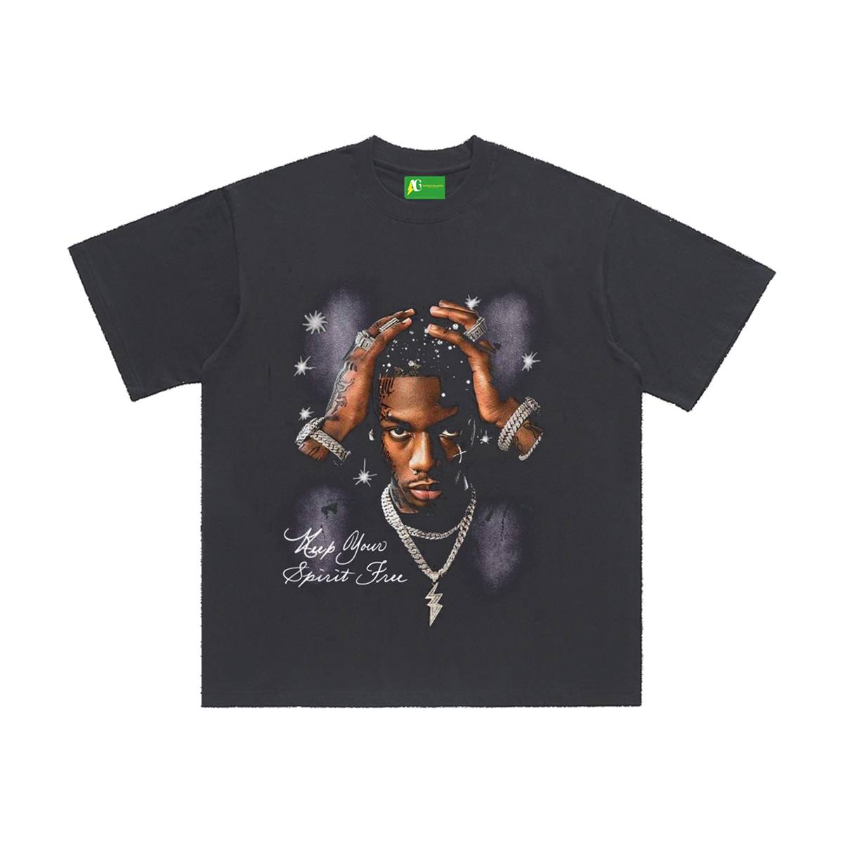 AG American Street Trend Kill By Touching The Head T-Shirt