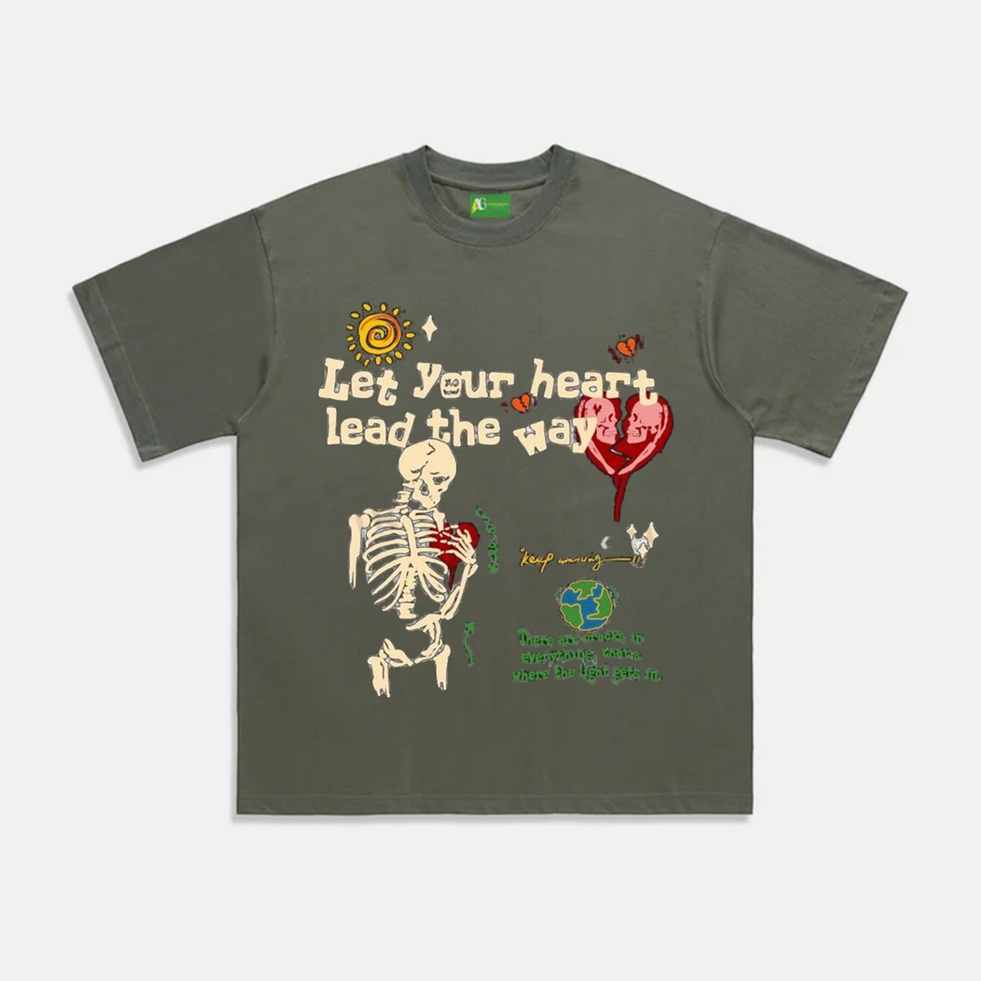 AG American Retror Skeleton Road T-shirt