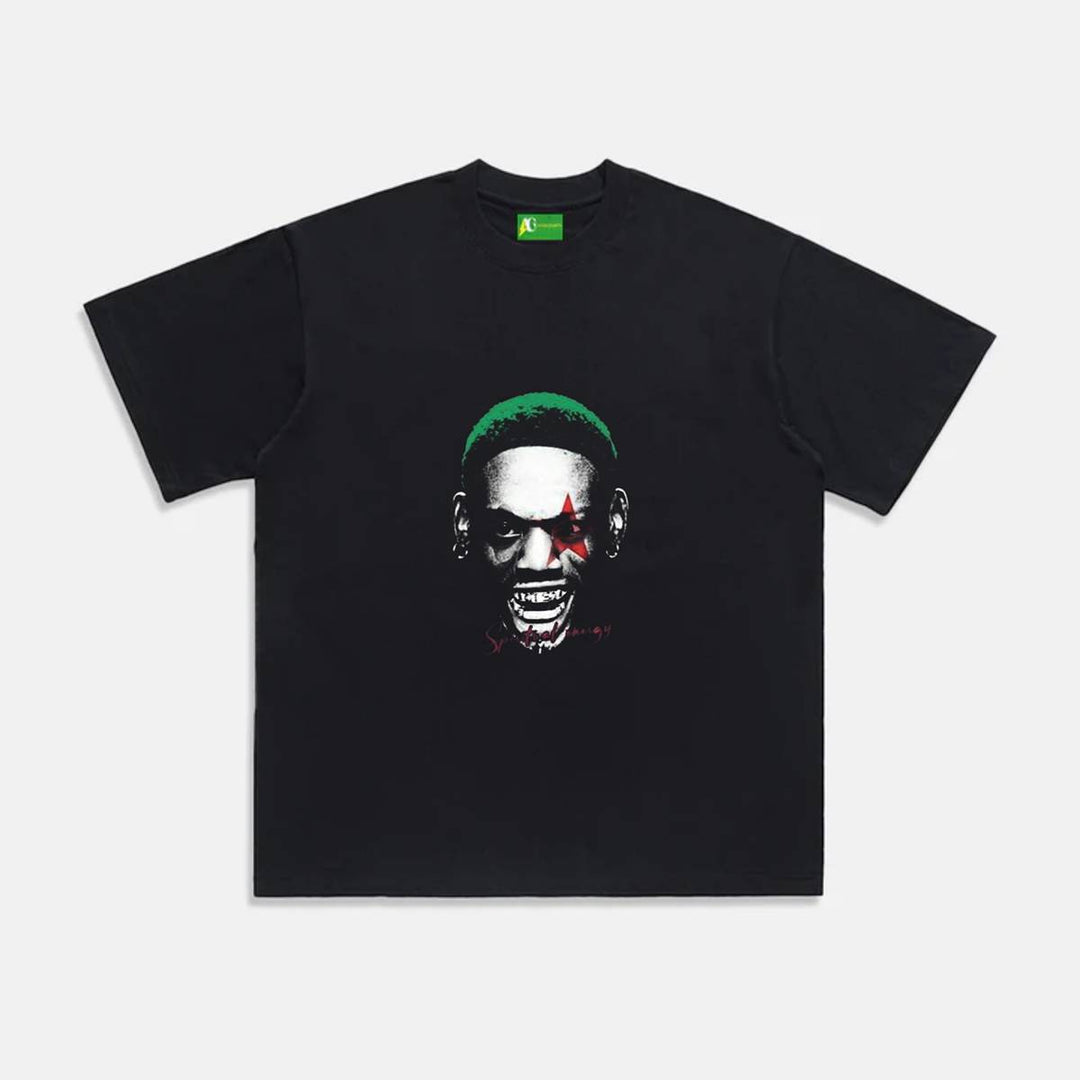 AG American Trendy Raper Start Green T-Shirt
