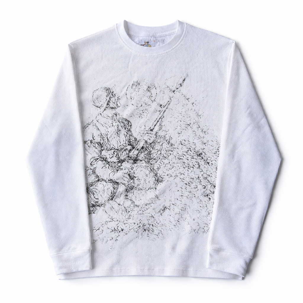 トップス efu LINE ART LONG SLEEVE TEE Drift Matsuri Track Tee