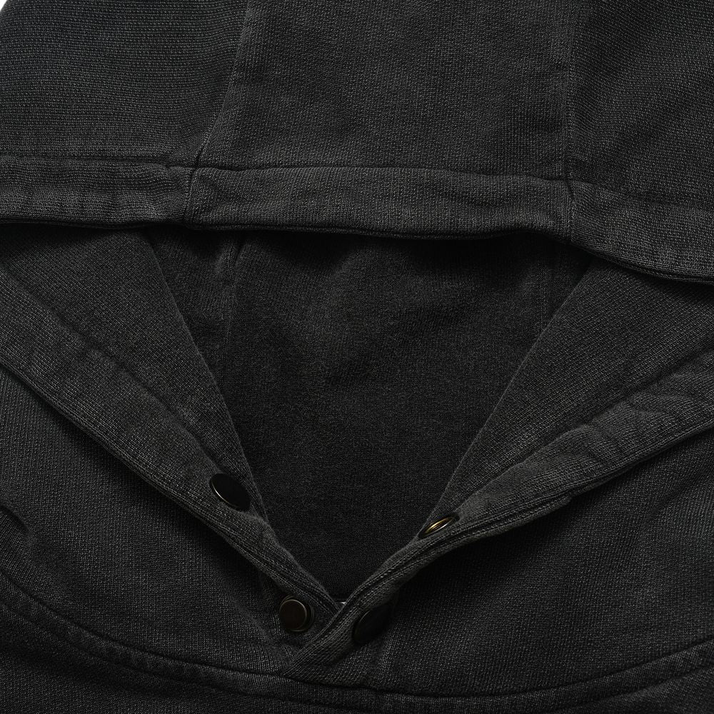 Street Masked Eyes Print Hoodie