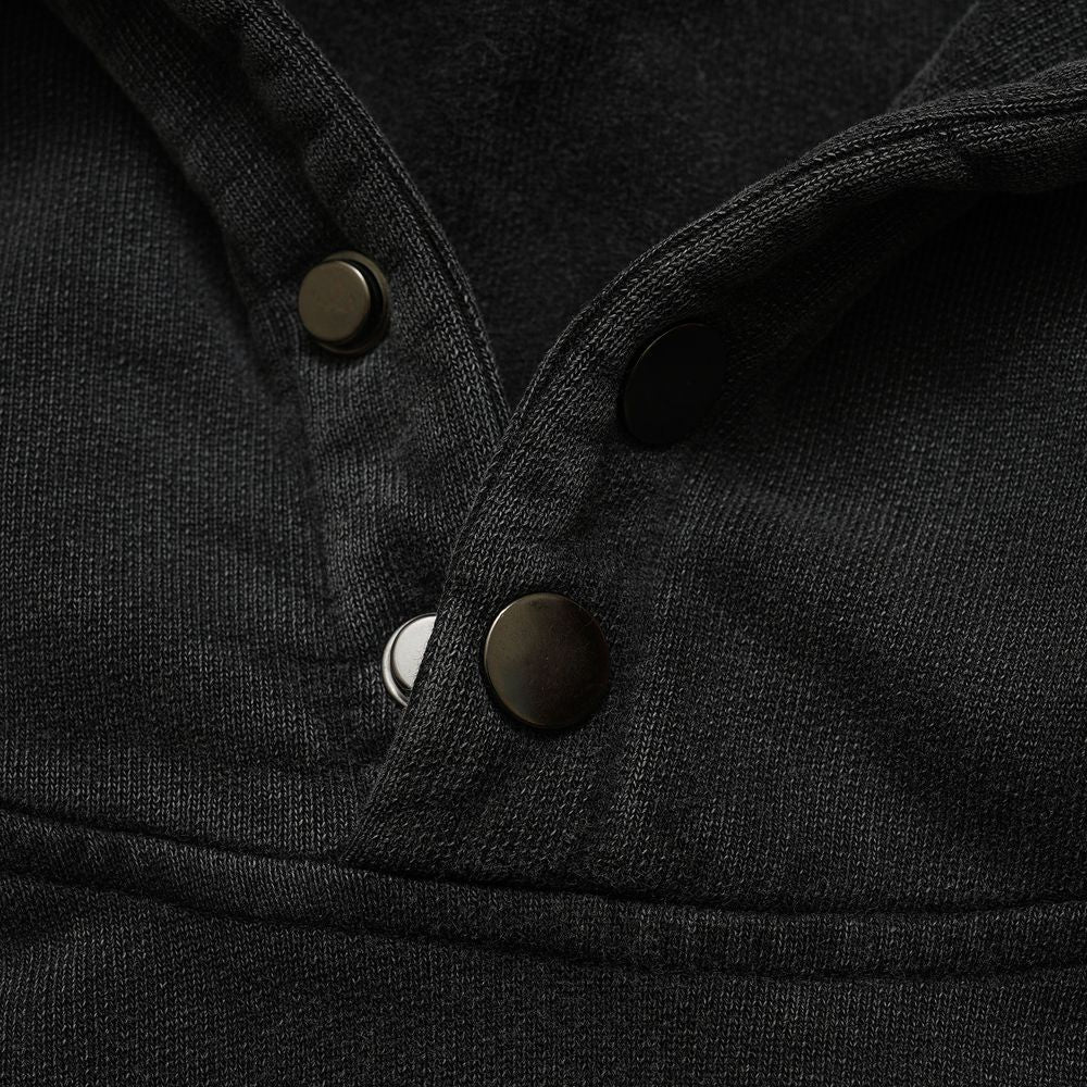 Street Masked Eyes Print Hoodie