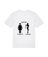 Unseen Echoes She Switches Up When the Music’s Right T-Shirt Details