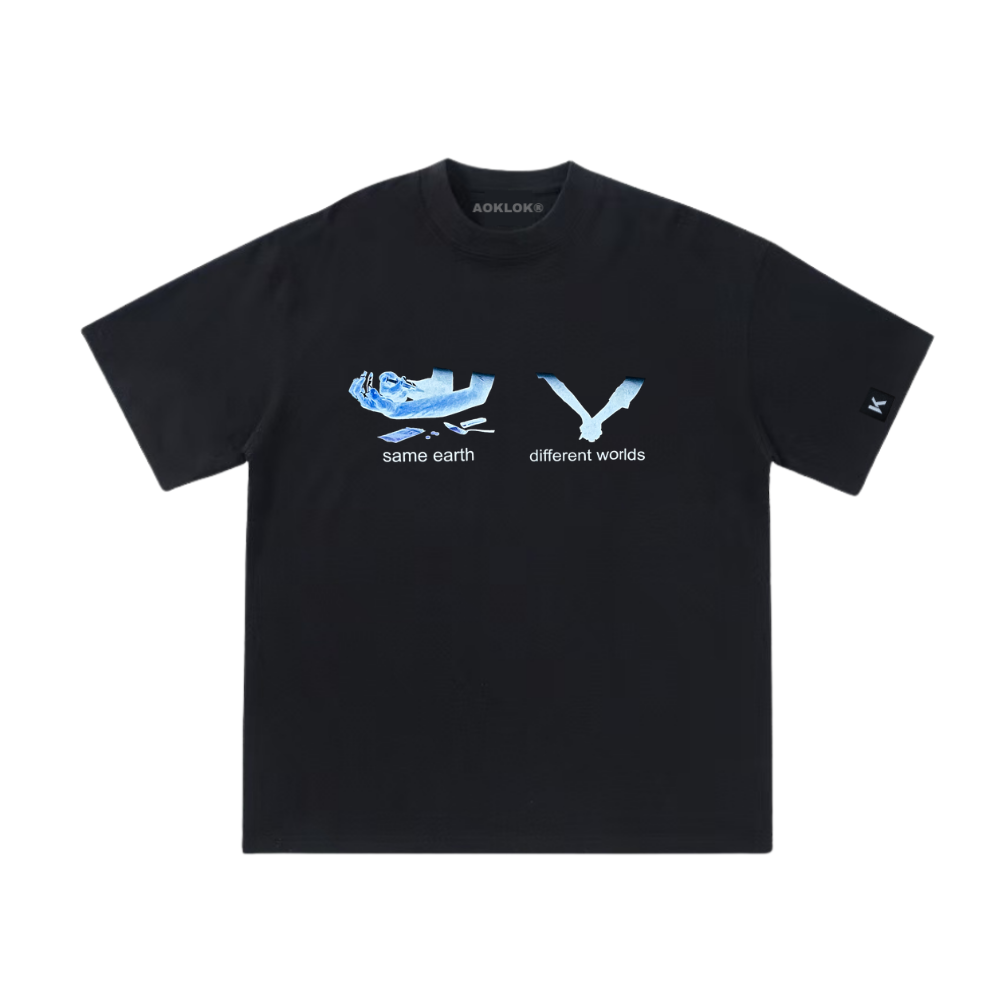 Unseen Echoes Same Earth, Different Worlds T-shirt