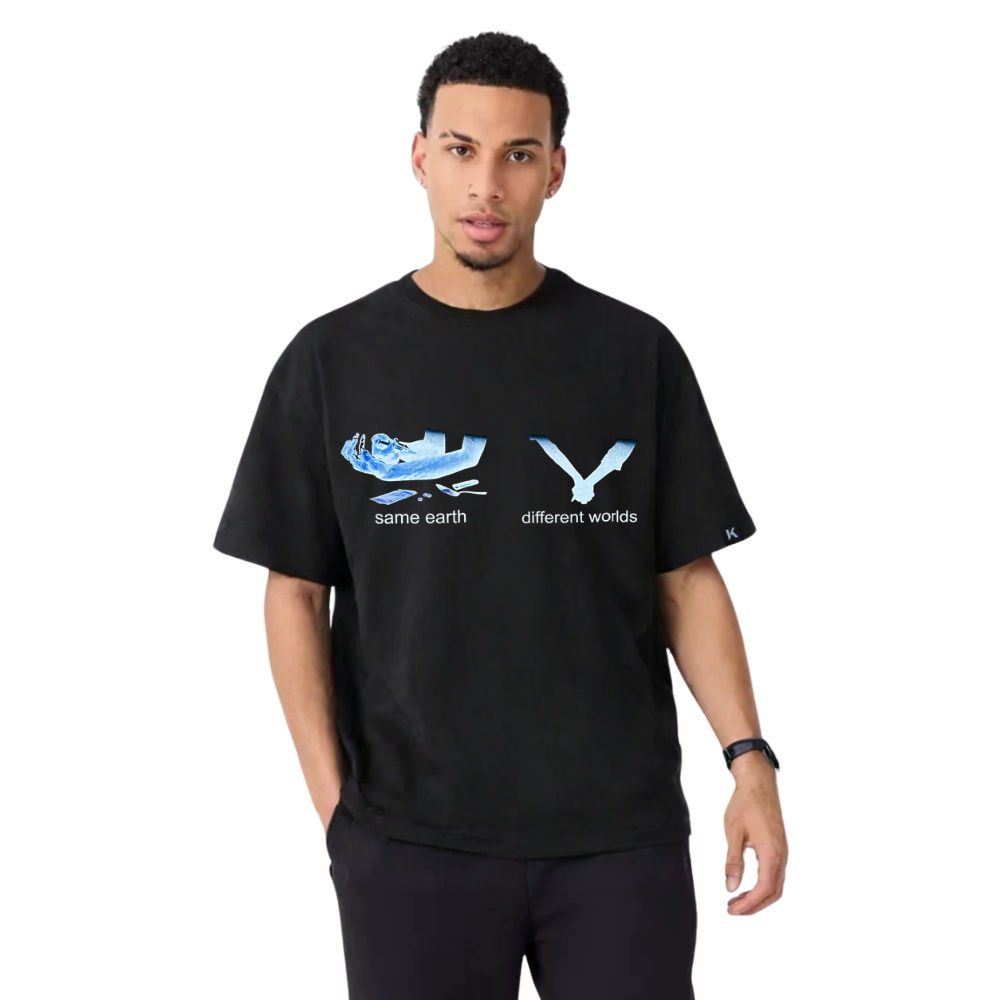 Unseen Echoes Same Earth, Different Worlds T-shirt