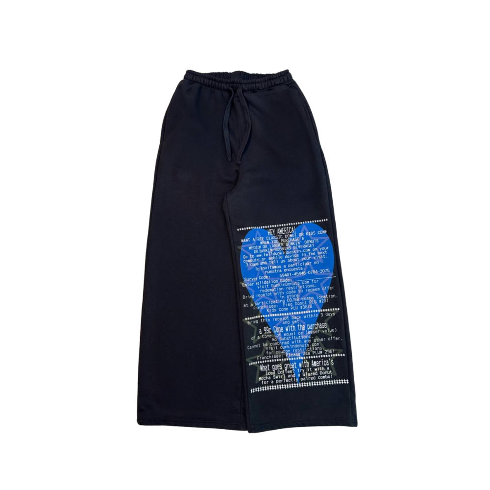 Unseen Echoes Receipt of Reality Sweatpants