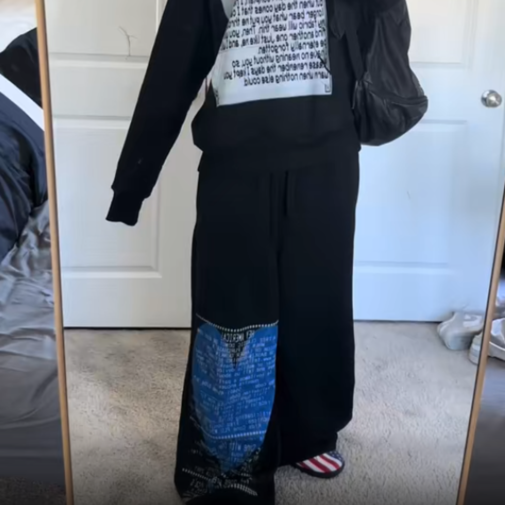 Unseen Echoes Receipt of Reality Sweatpants