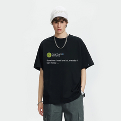 Unseen Echoes “Love vs. Money” Tee Details