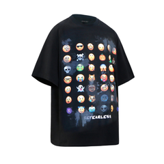 Unseen Echoes Emoji Armor T-Shirt Details