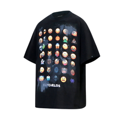 Unseen Echoes Emoji Armor T-Shirt Details