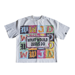 Unseen Echoes WWJD: A Bold Reminder T-Shirt Details