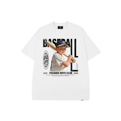 Street Philanthropist Baseball Boys Printed Short Sleeve T-Shirt Men Details