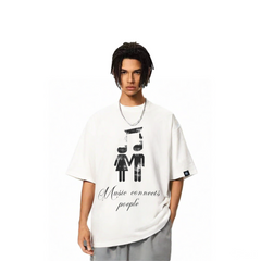 Unseen Echoes Love in Harmony T-shirt Details