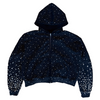 LoopStone Luxury® Zip-Up Rhinestone Shattered Gallaxy