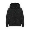 LoopStone Luxury® Rhinestone Zip Up Gentle Thug