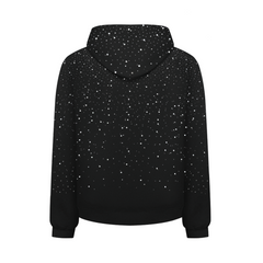LoopStone Luxury® Rhinestone Zip Up Gentle Thug Details
