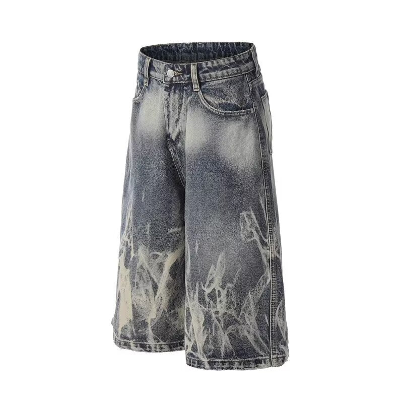 Unseen Echoes Ashburn Acid Shorts Jeans