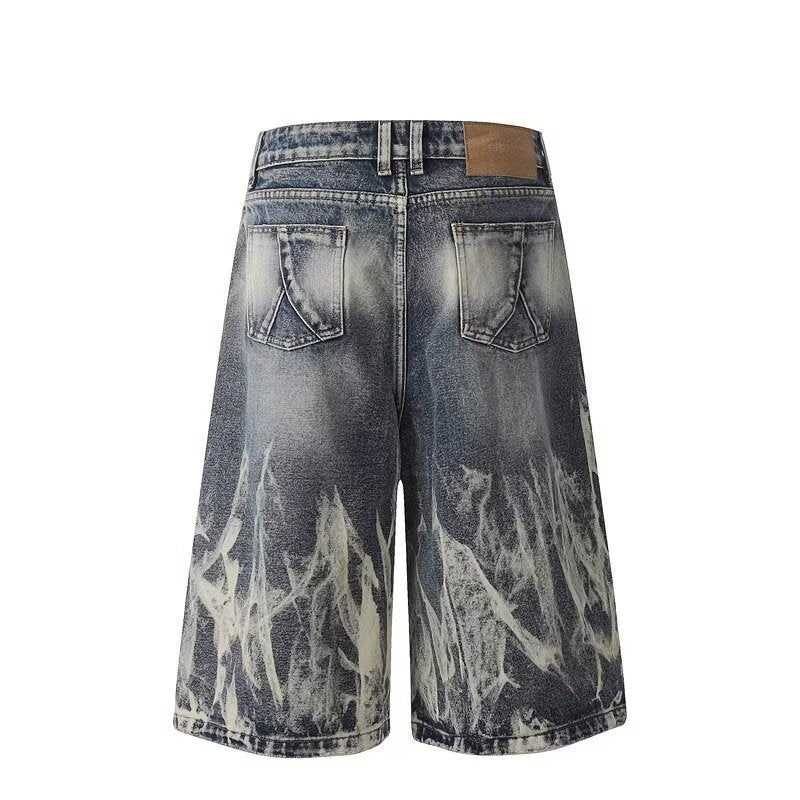 Unseen Echoes Ashburn Acid Shorts Jeans