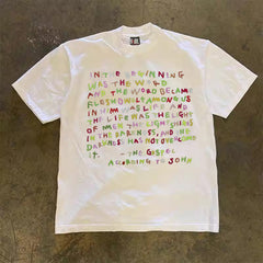 Street Philanthropist Colored Letter T-Shirt Details