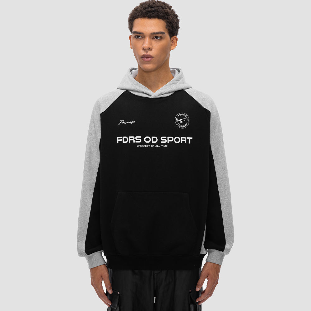 Urban Fashion Stitching Hoodie