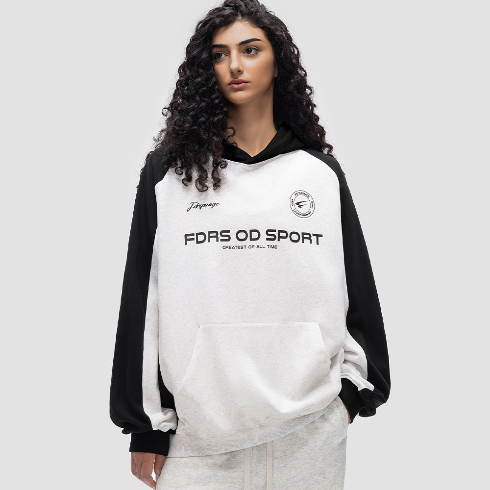 Urban Fashion Stitching Hoodie