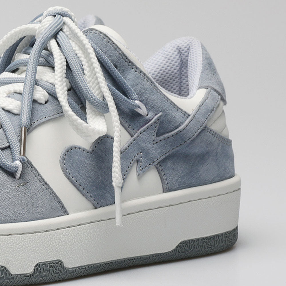 H-Block |Street Heart Stitching Casual Sneakers