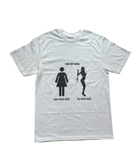 Unseen Echoes She Switches Up When the Music’s Right T-Shirt Details