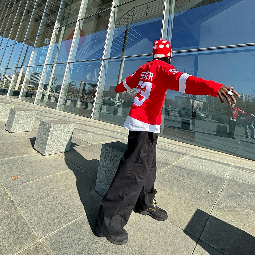 Designed Street Bunny Knitted Hat