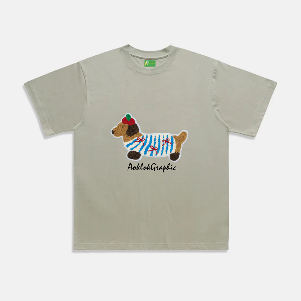 AG Embroidery Dachshund Dog T-Shirt