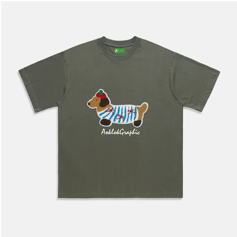AG Embroidery Dachshund Dog T-Shirt