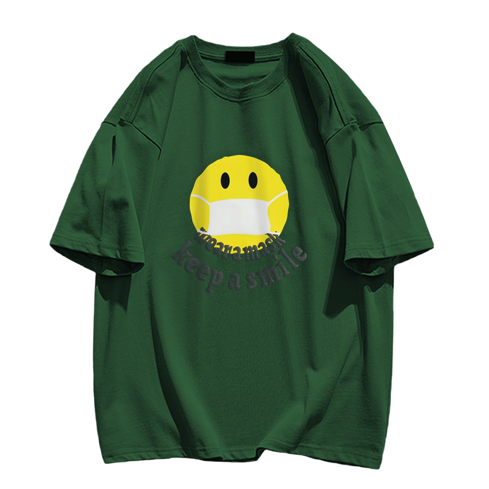 Mask Smiley Face T-Shirt